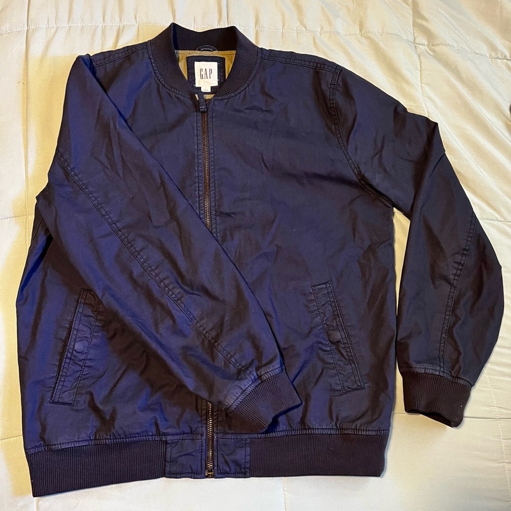 Navy Blue, Large Size, GAP Jacket